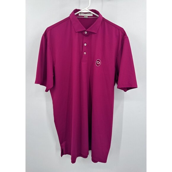 Holderness Bourne Stonebridge Club Purple Polo Shirt Mens Sz XL - Picture 1 of 6